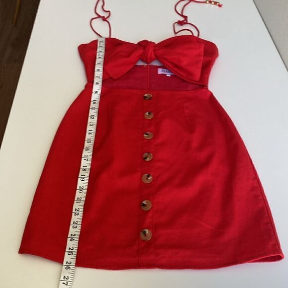 Sabo Skirt Red Anya Mini Dress Size XS - Picture 11 of 11